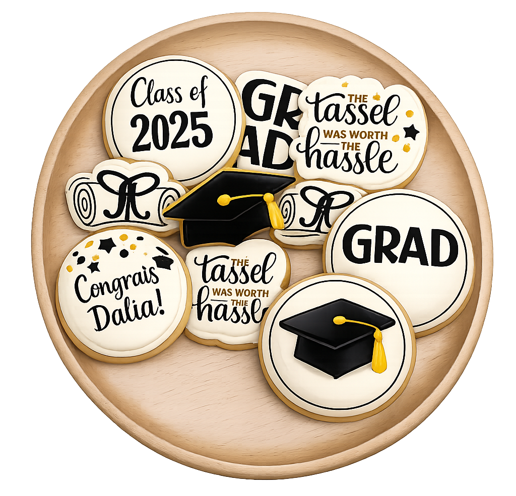 Graduation cookie box